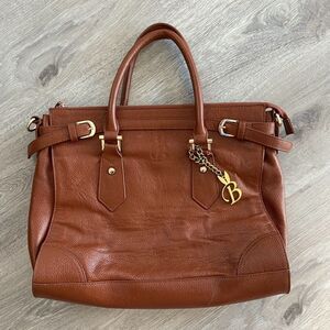 Designer Bunny Up Genuine Leather Love Brown Handbag *RARE**